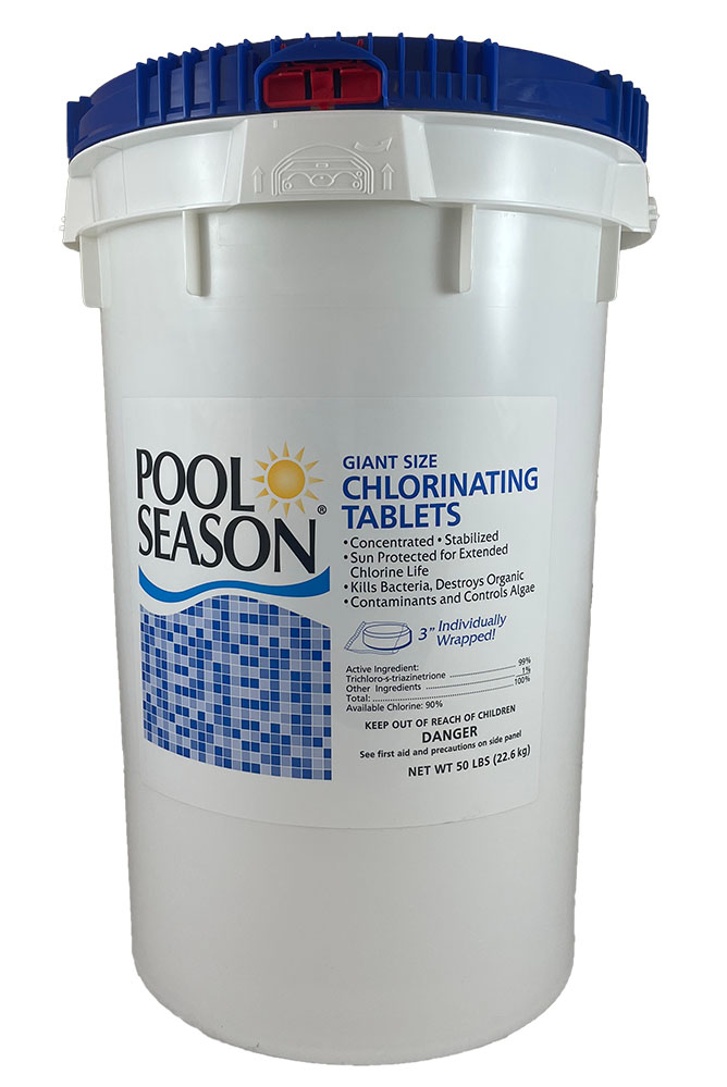 HGH-50-3750  - 50lbs - 3 Inch Slow Dissolving Chlorine Tablets - HGH-50-3750